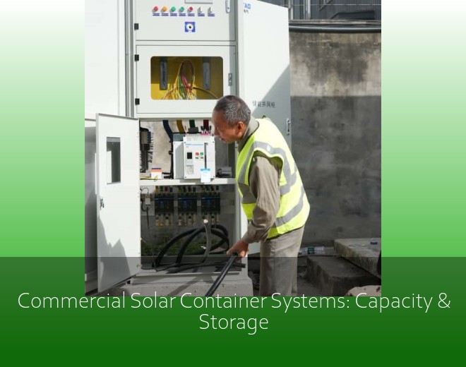 Commercial Solar Container Systems: Capacity & Storage